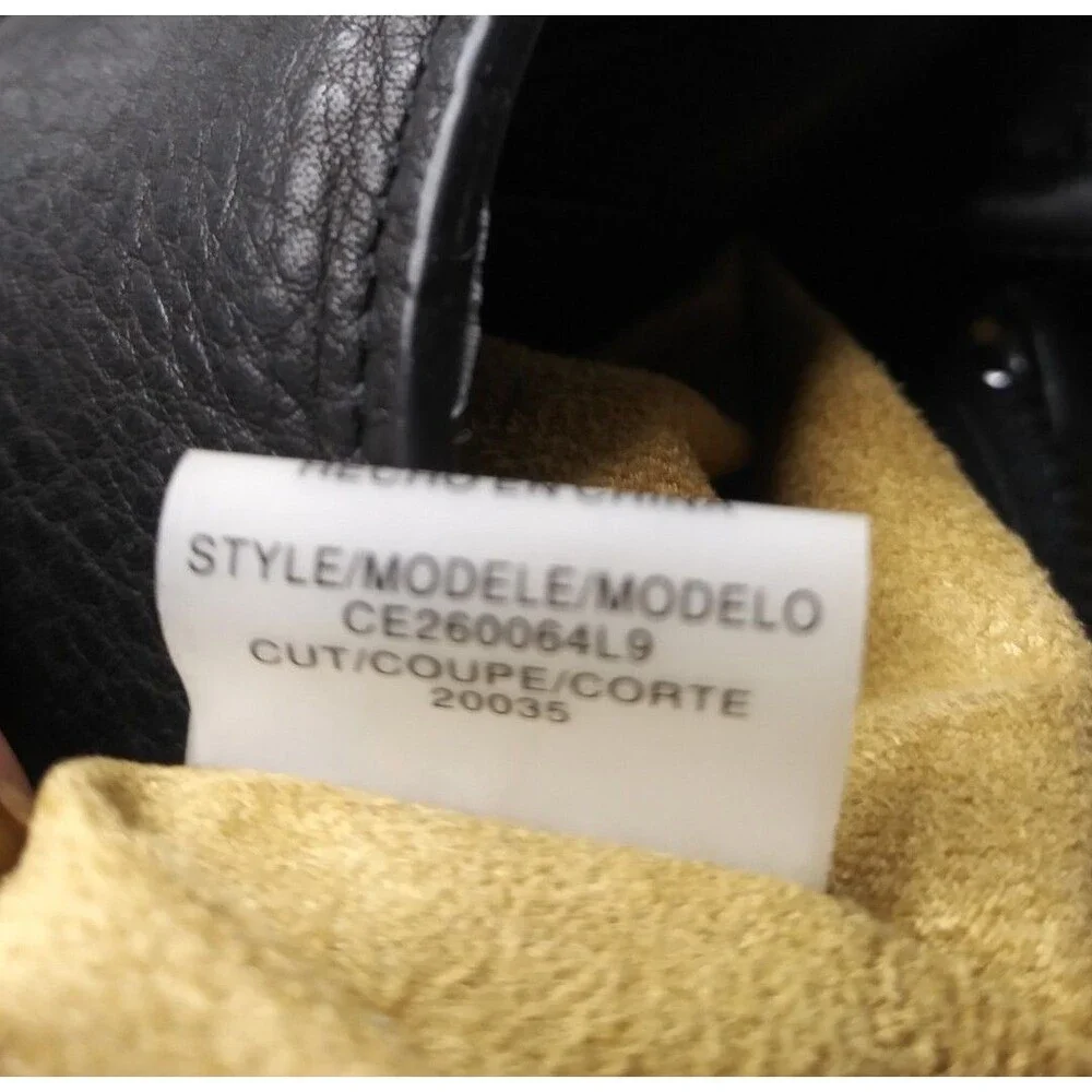 Heritage black leather